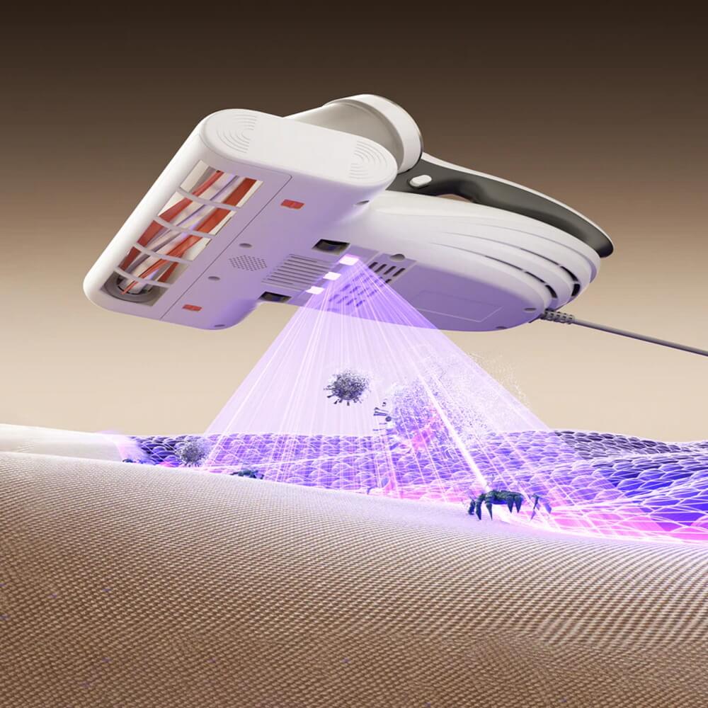 שואב מזרנים עוצמתי כולל טכנולוגיית ultrasonic משמיד קרדית האבק uwant