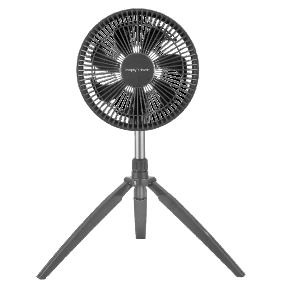 מאוורר נייד נטען משולב סוללה ותאורה morphy richards
