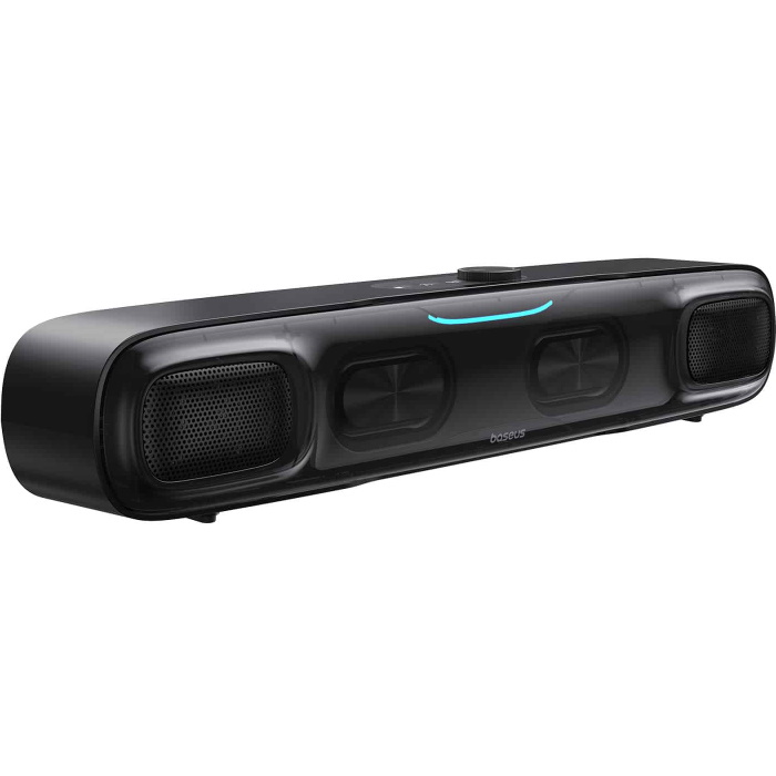 מקרן קול למסך מחשב Baseus &lrm;AeQur DS10 Mini Soundbar Cluster Black