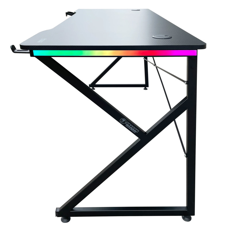 תמונה של שולחן גיימינג תאורה dragon smart tech rgb