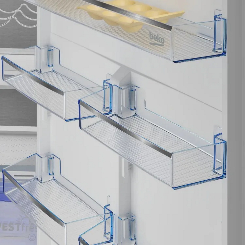 מקרר אינטגרלי מקפיא תחתון - 370 ליטר beko