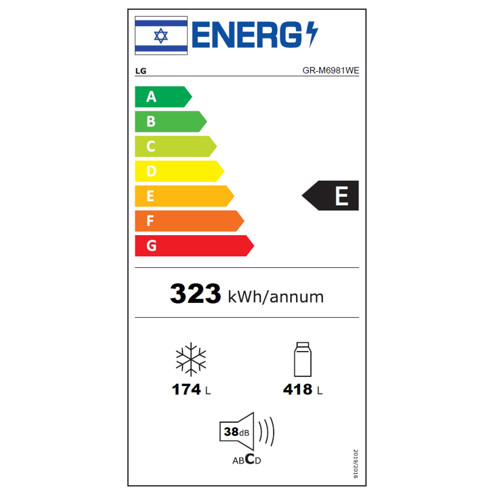 תווית אנרגיה - gr-m6981w lg