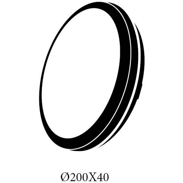 mono slim om-mono-28w-cct-bk-s - שחור omega