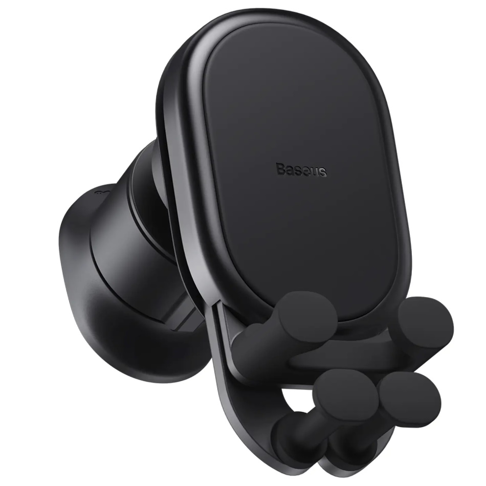 stable gravitational car mount air שחור baseus