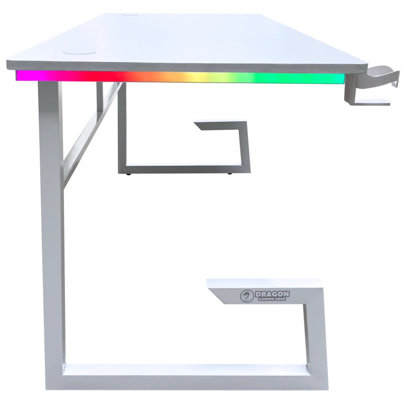 שולחן גיימינג כולל תאורה dragon rgb