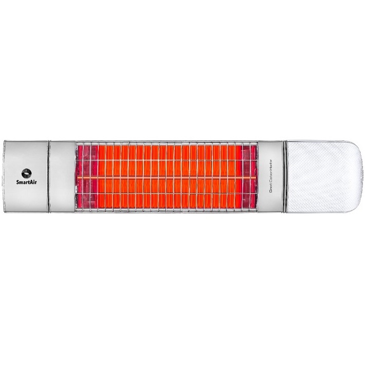 תנור חימום אינפרא אדום מוגן מים לתלייה SmartAir &lrm;LAVA 2000 לבן