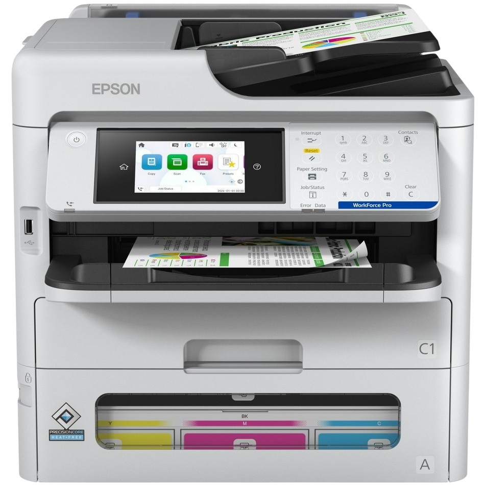 מדפסת הזרקת דיו משולבת Epson &lrm;WorkForce Pro EM-C800RDW