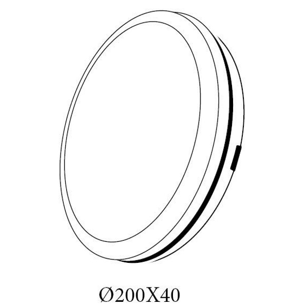 mono slim om-mono-28w-cct-s - לבן omega