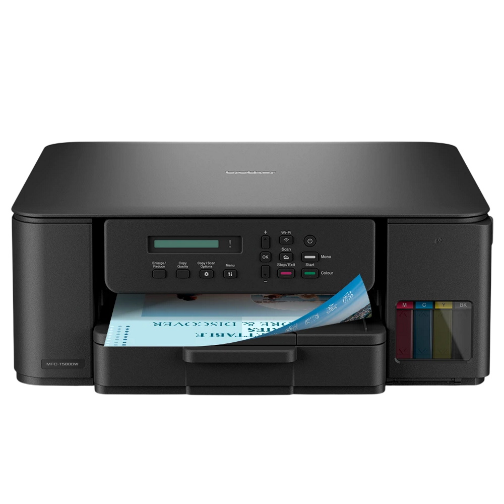 מדפסת בקבוקי דיו משולבת אלחוטית Brother &lrm;DCP-T580DW
