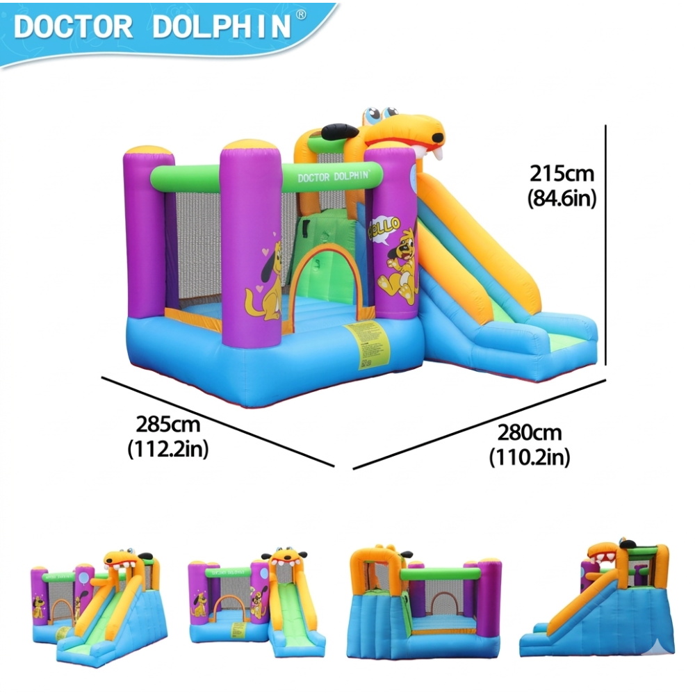 מתקן מתנפח כולל מגלשה doctor dolphin