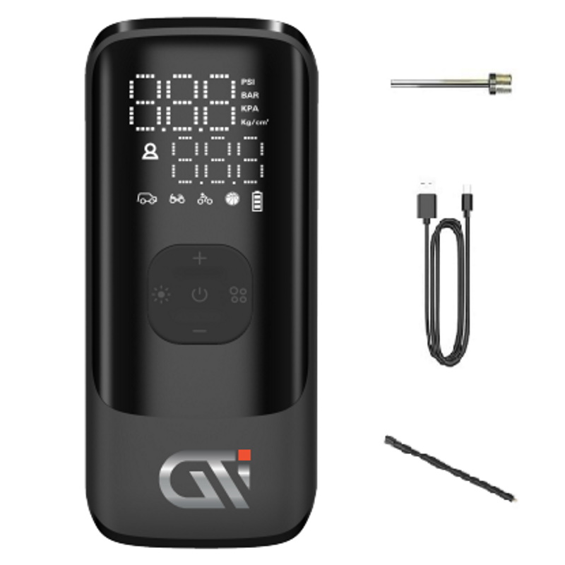 משאבת ניפוח ניידת לרכב GTI 7500mAh - Tornado &lrm;50155