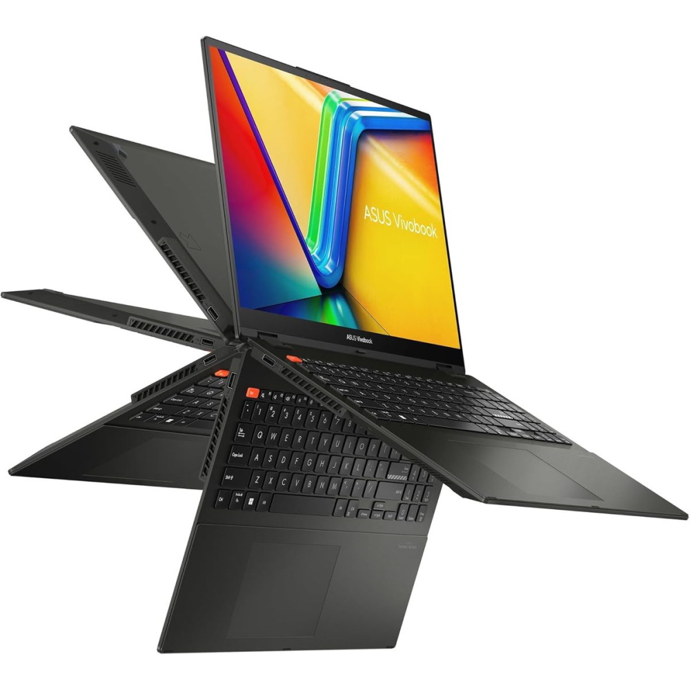 תמונה של מחשב נייד 16 כולל מסך מגע מתהפך asus *מחודש*