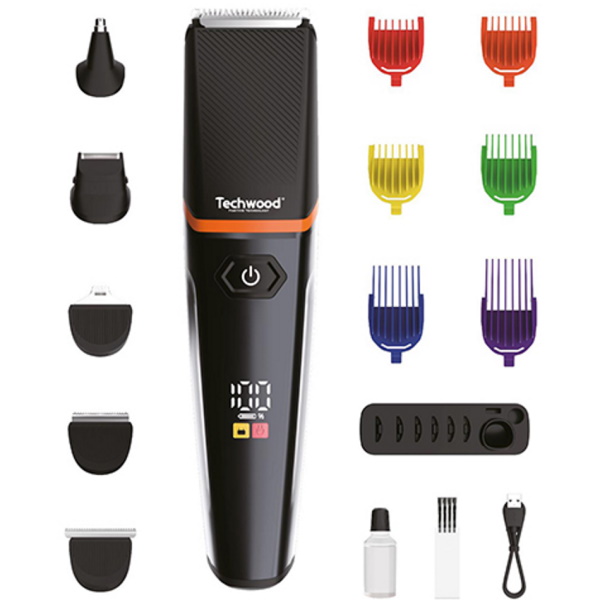 מכונת תספורת נטענת 5 ב-1 Techwood &lrm;TTN-038