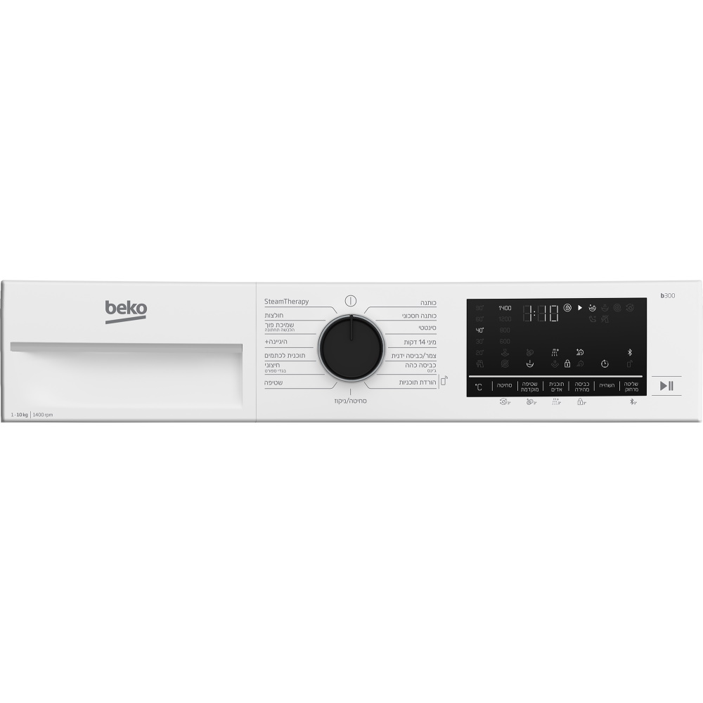 מכונת כביסה פתח חזית - 10 קג beko