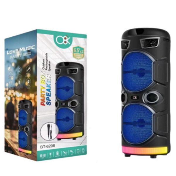 תמונה של בידורית ניידת 20w כולל מיקרופון חוטי o8k