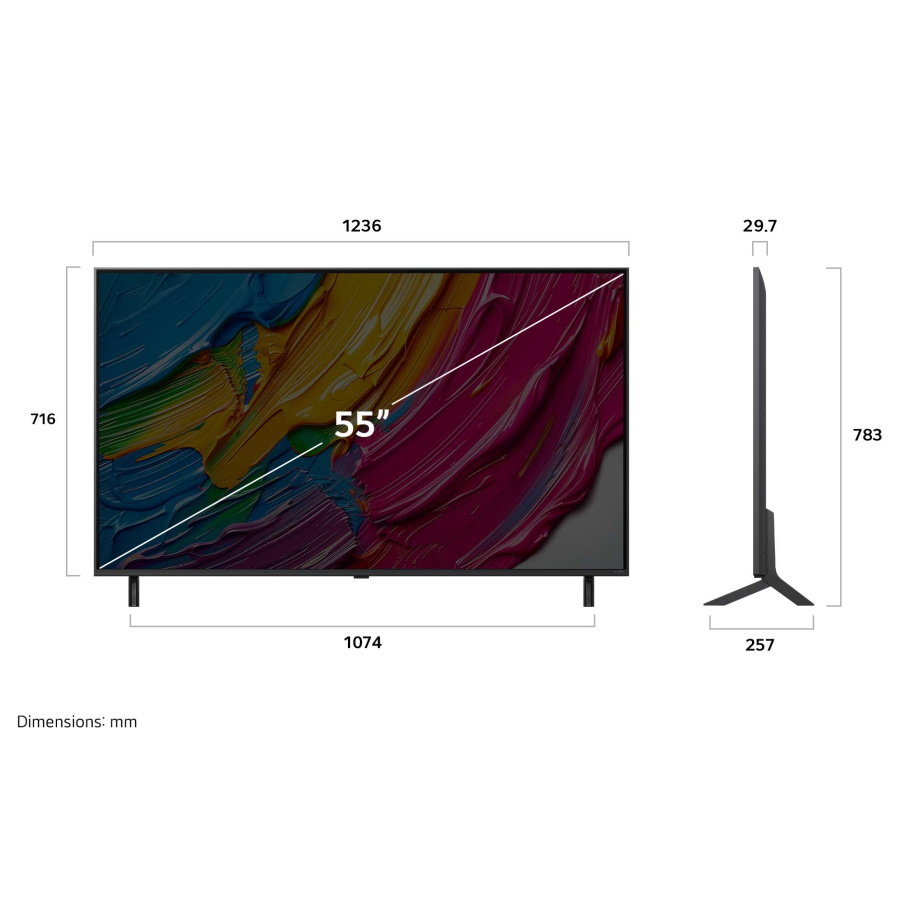 טלוויזיה חכמה 55 lg 4k qned