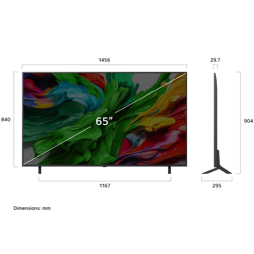 טלוויזיה חכמה 65 lg 4k qned miniled 