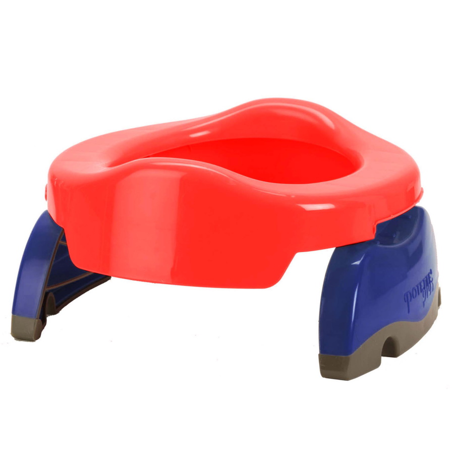 סיר גמילה קומפקטי ונייד Potette &lrm;Potette Red