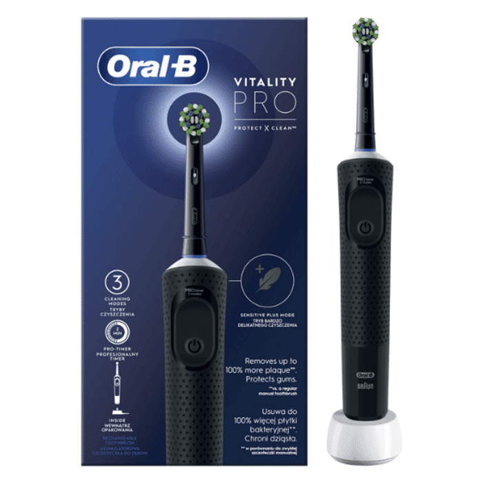 מברשת שיניים חשמלית נטענת Oral-B &lrm;Vitality Pro D103 - Black