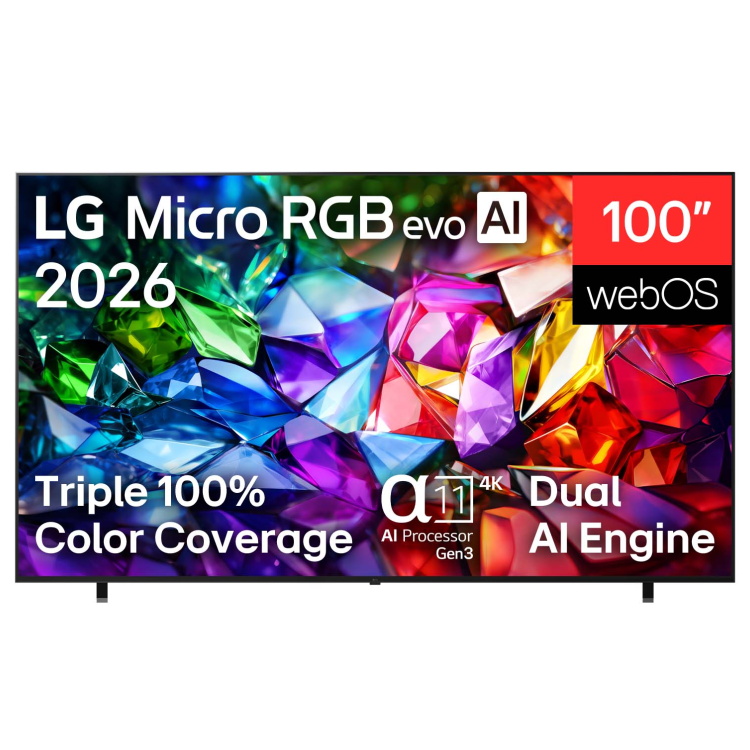 טלוויזיה חכמה 100 lg 4k micro rgb