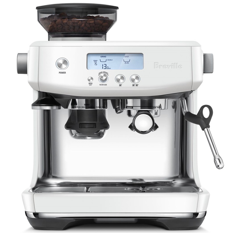 מכונת אספרסו טוחנת משולבת זרבובית הקצפה Breville &lrm;Barista PRO BES878SST מלח ים