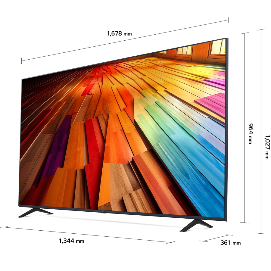 טלוויזיה חכמה 75 lg uhd 4k
