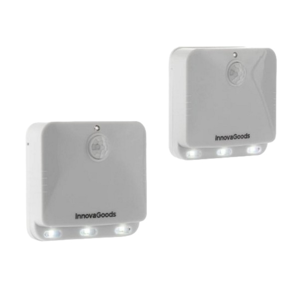 סט 2 מנורות LED כוללות חיישן תנועה InnovaGoods &lrm;V0103581