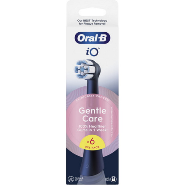 סט 6 ראשי מילוי למברשת שיניים חשמלית Oral-B &lrm;IO Gentle Care