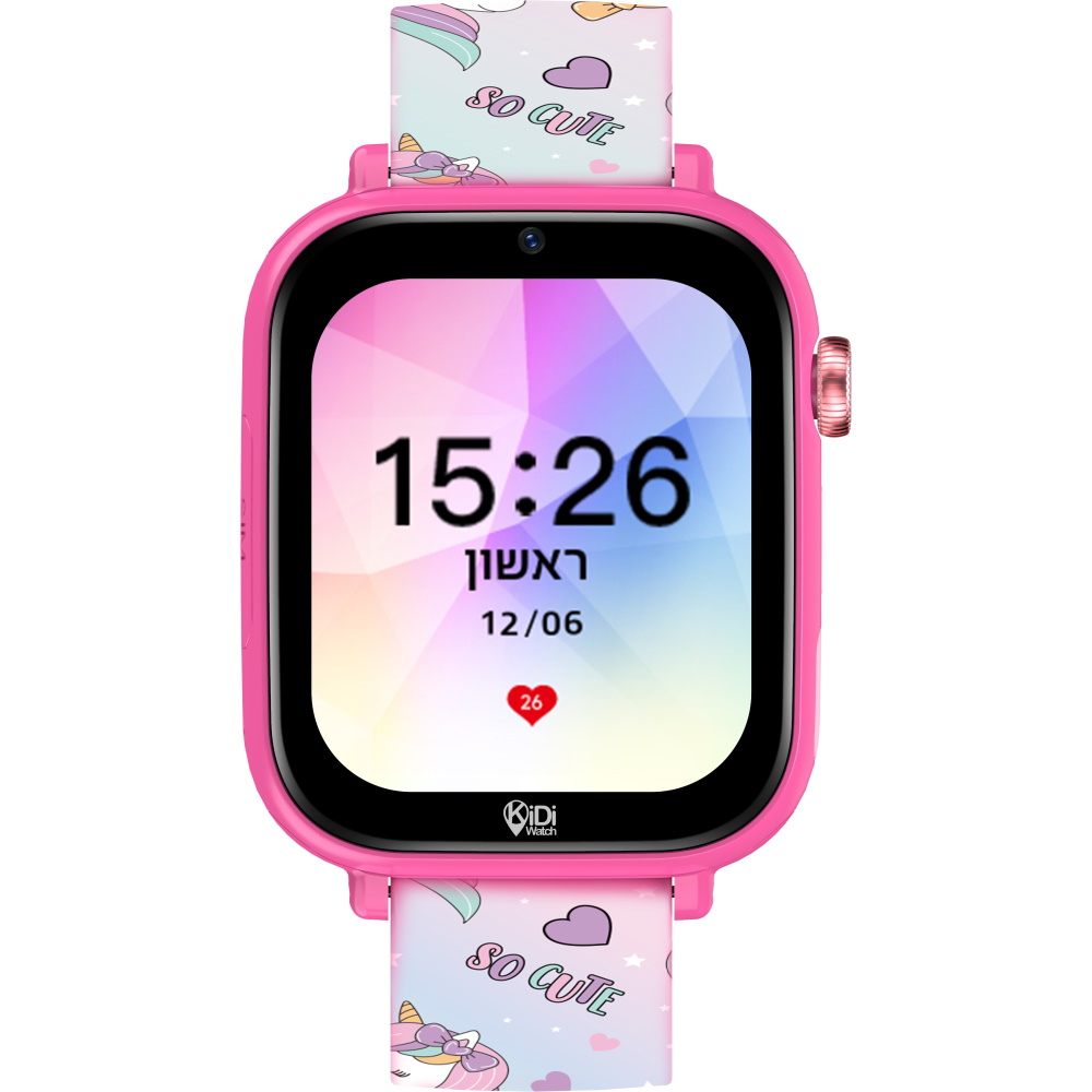 שעון חכם לילדים כולל סים מובנה Kidiwatch &lrm;Sweet