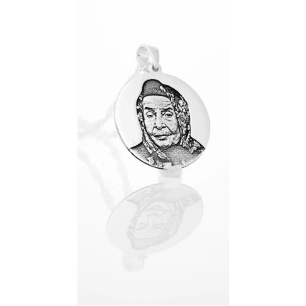 תמונה של שרשרת חריטת תמונה bl jewelry