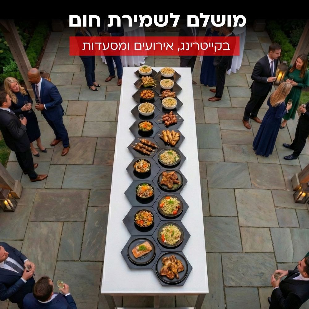פלטת שבת מתחברת עשוייה זכוכית universe