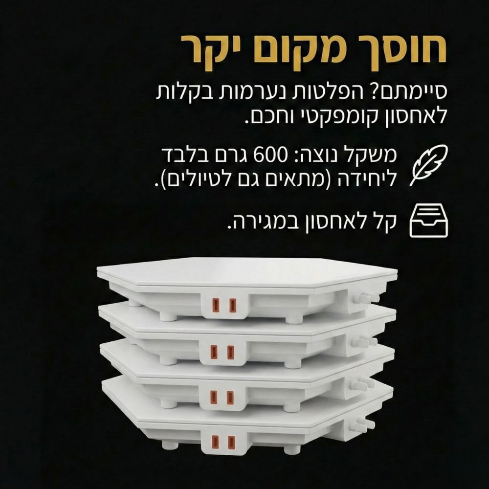 פלטת שבת מתחברת עשוייה זכוכית universe