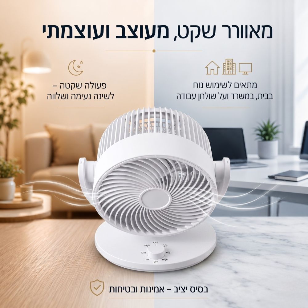 מאוורר שולחני universe 30w