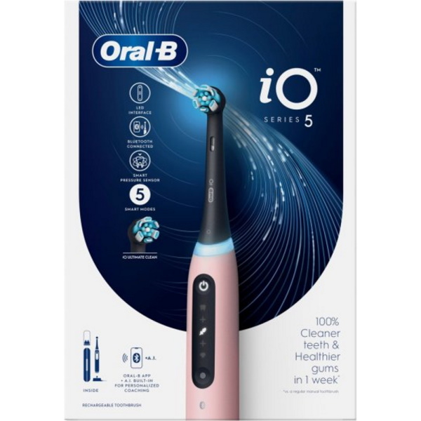 io series 5 ורוד oral-b