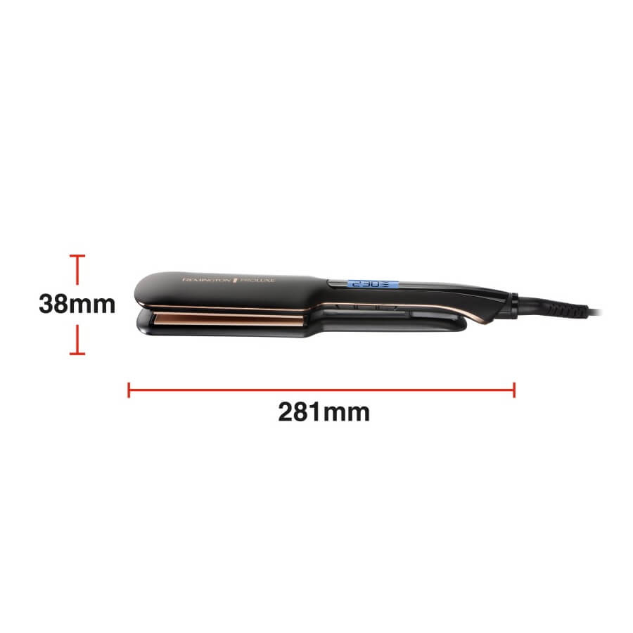 מחליק שיער מקצועי משולב פלטות רחבות remington