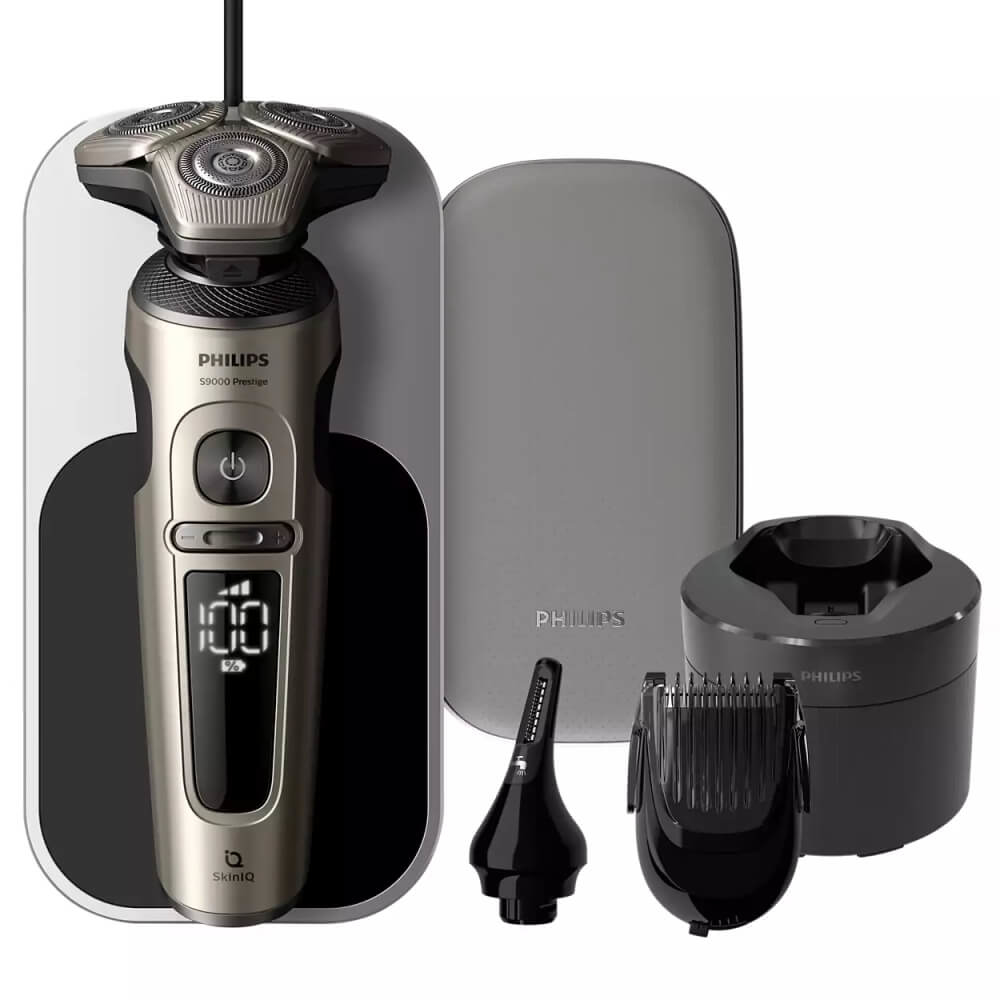 מכונת גילוח נטענת - גילוח רטוב/יבש Philips &lrm;S9000 Prestige SP9883/35