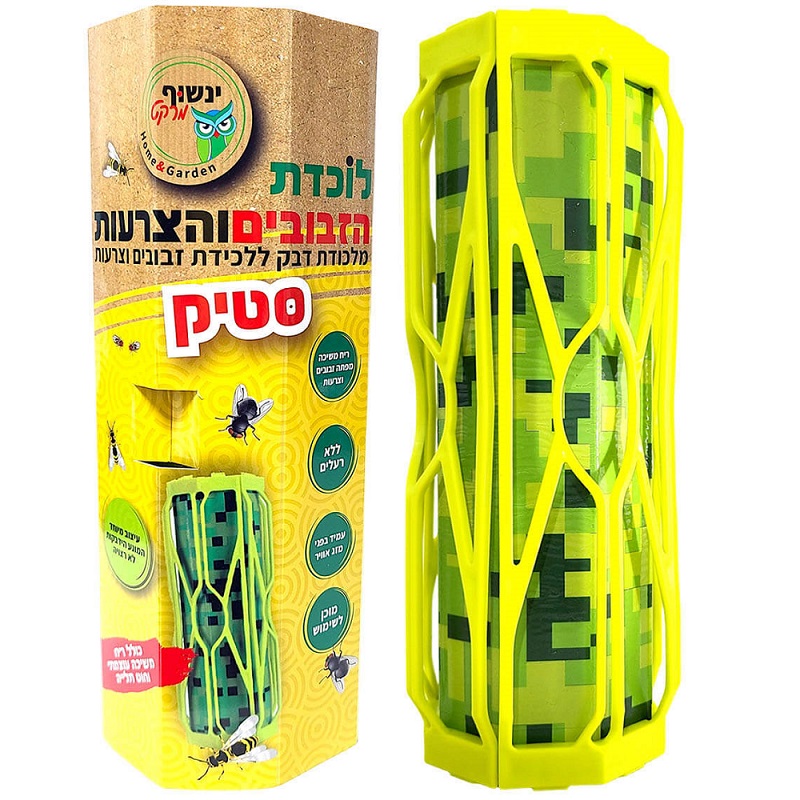 מלכודת דבק ללכידת זבובים וצרעות Owl Market &lrm;8244