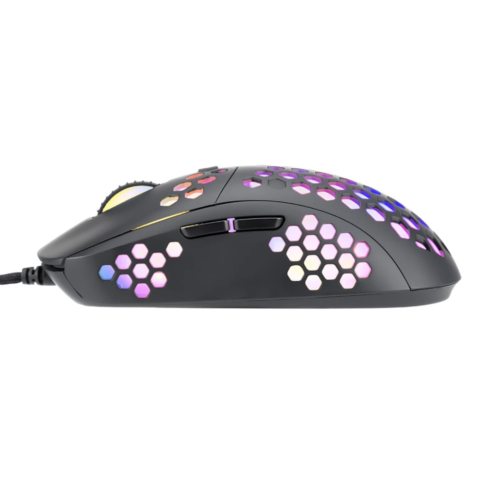 עכבר גיימינג חוטי משולב תאורת marvo rgb
