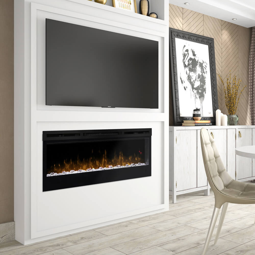 סרטון - קמין חשמלי יוקרתי 50&quot dimplex  דימפלקס  prism prs50
