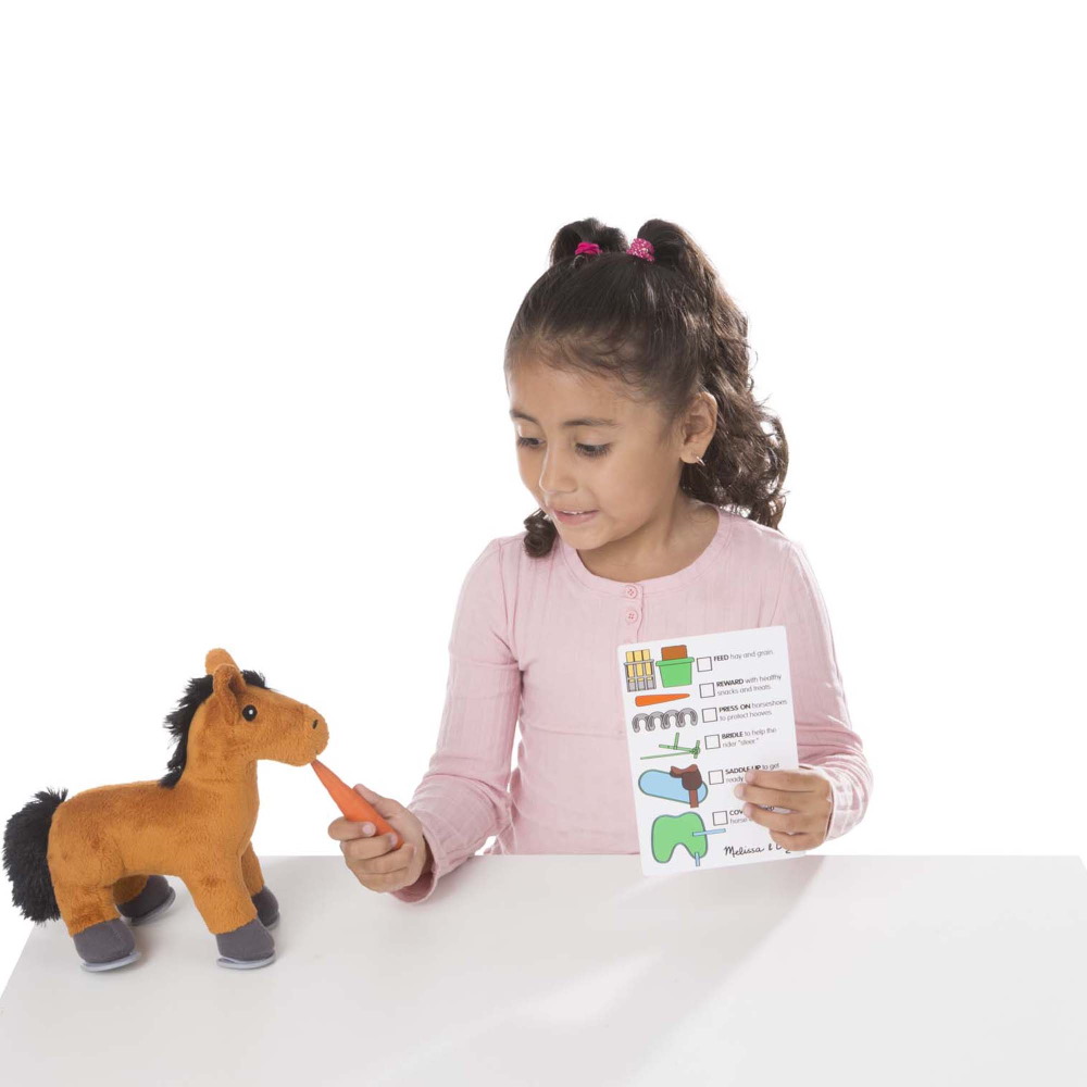תמונה של צעצוע טיפול וטיפוח סוסים melissa&doug