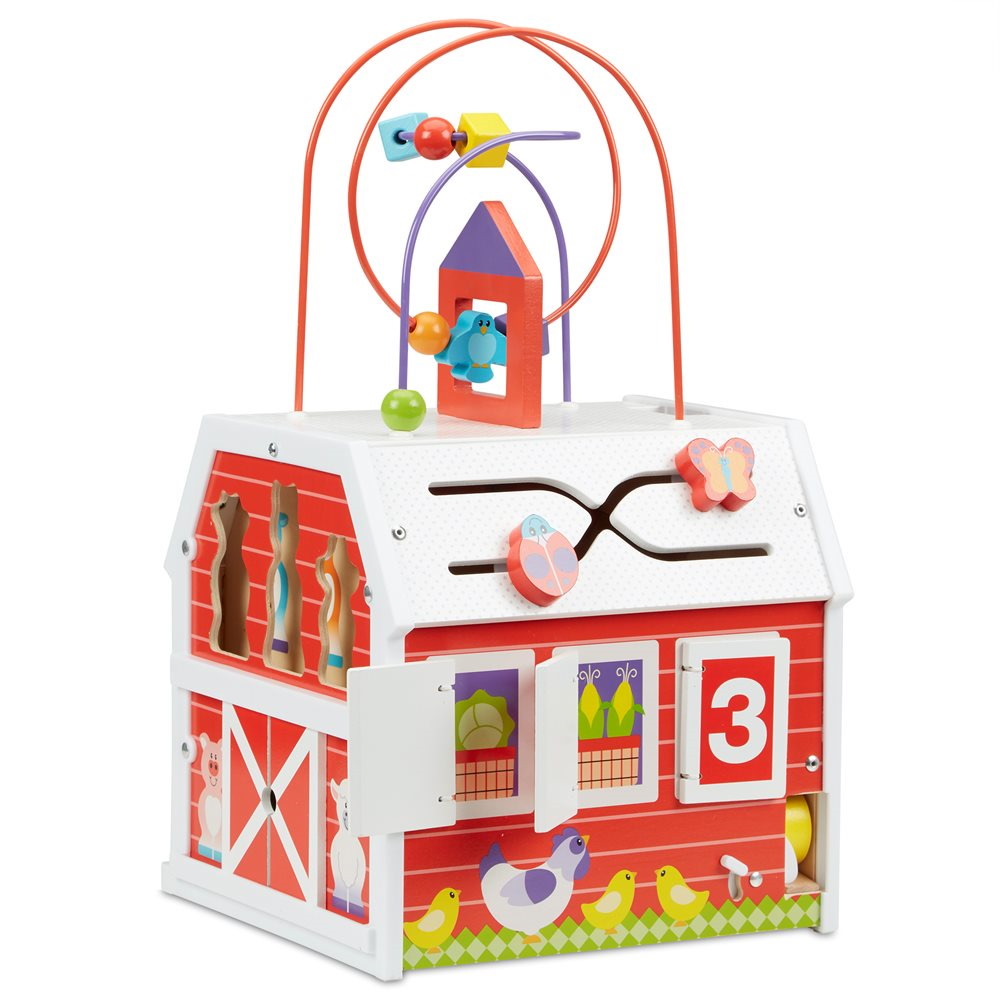אסם פעילות עשוי עץ melissa&doug