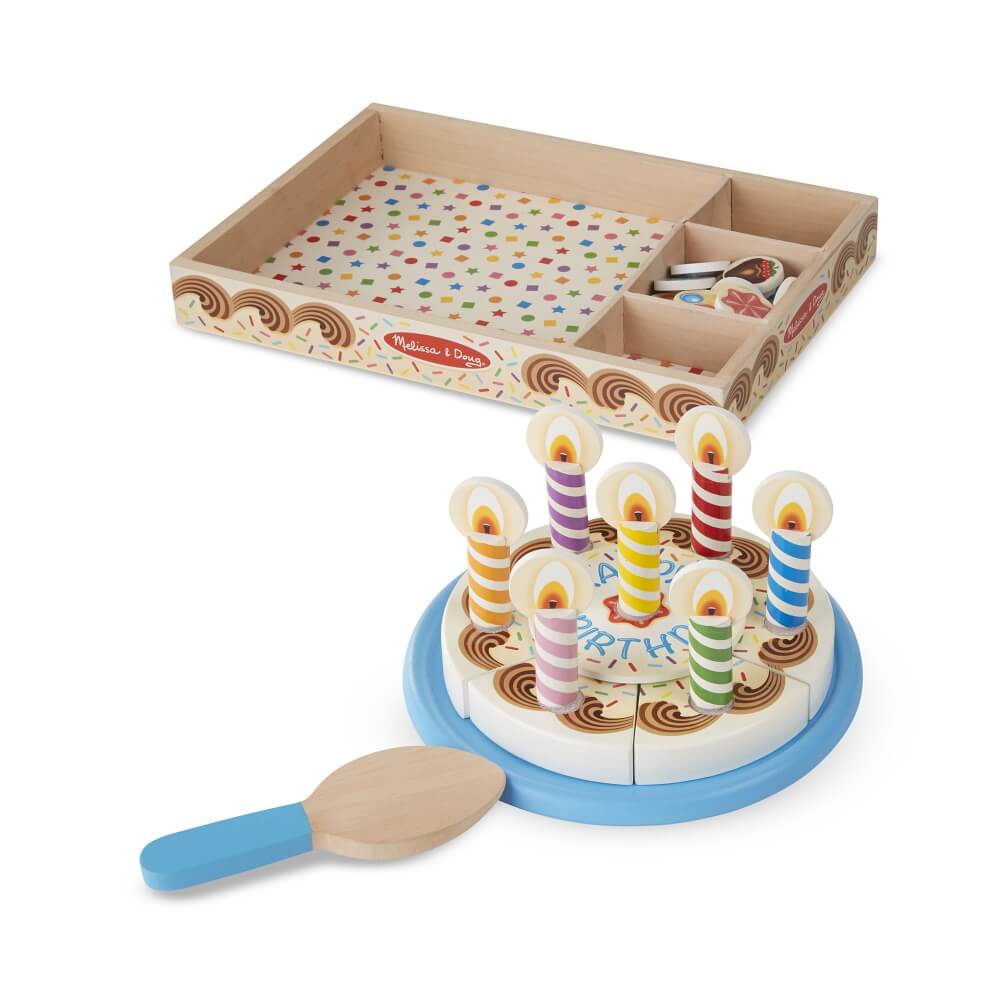 ערכת משחק עוגת יום הולדת melissa&doug