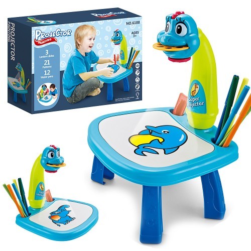 ערכת לימוד ציור הכוללת שולחן מקרן וצבעים 2surpriseu