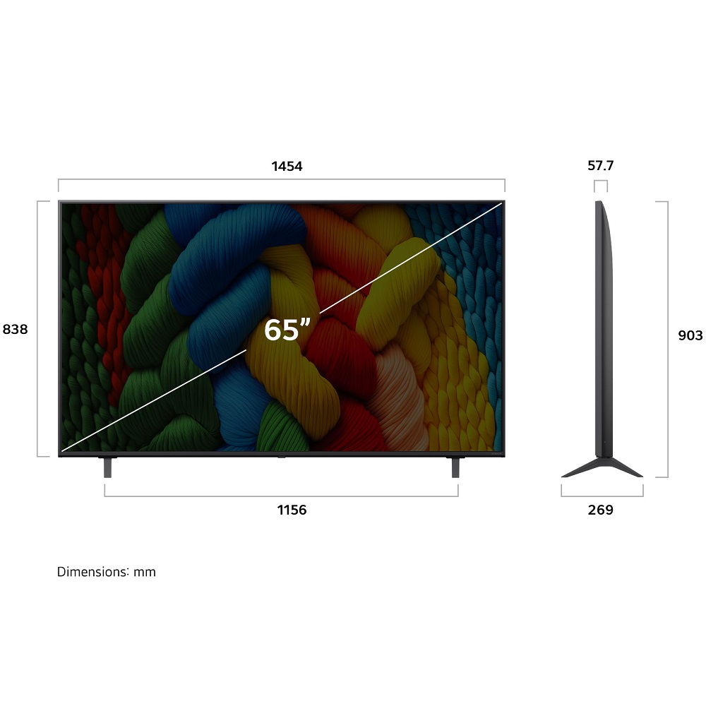 טלוויזיה חכמה 65 lg 4k nanocell