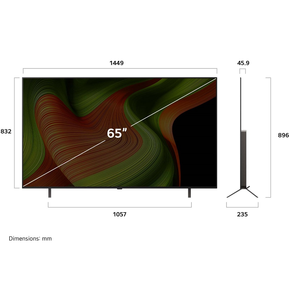טלוויזיה חכמה 65 lg 4k oled