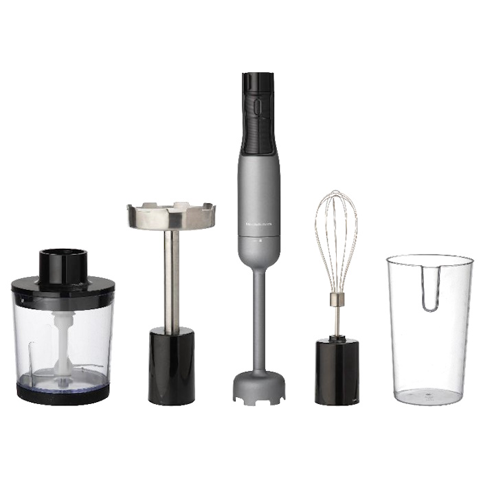 בלנדר מוט דיגיטלי כולל אביזרים Morphy Richards &lrm;402071 כסוף