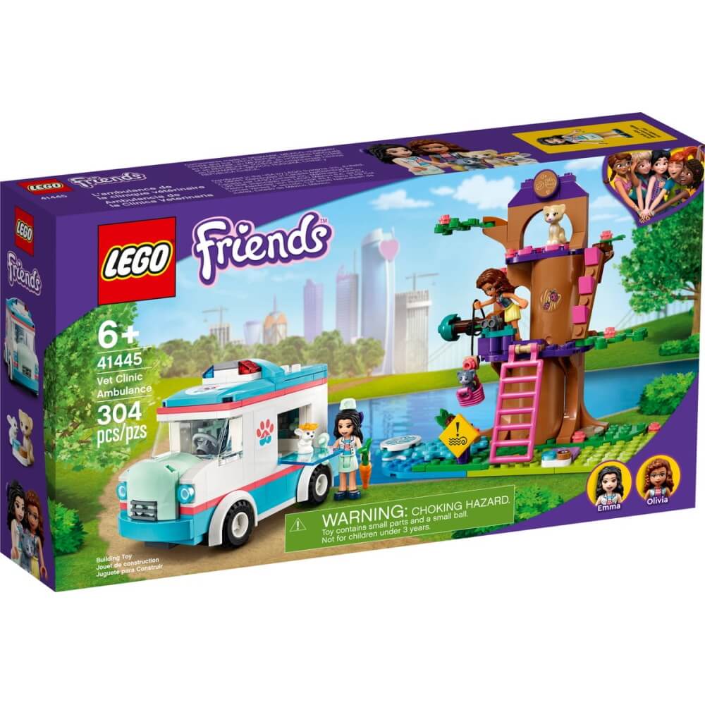 לגו פרינדס - אמבולנס וטרינרי 304 חלקים lego