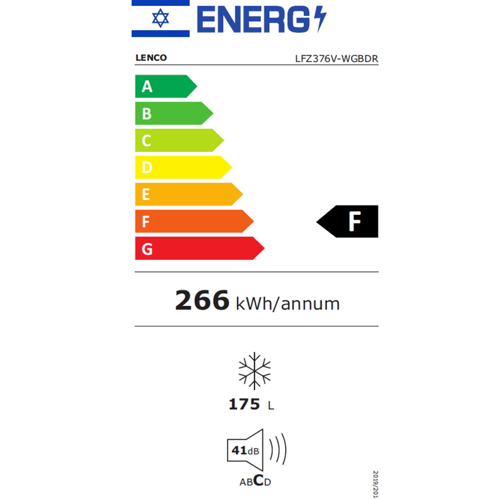 תווית אנרגיה - lfz-e376wh lenco