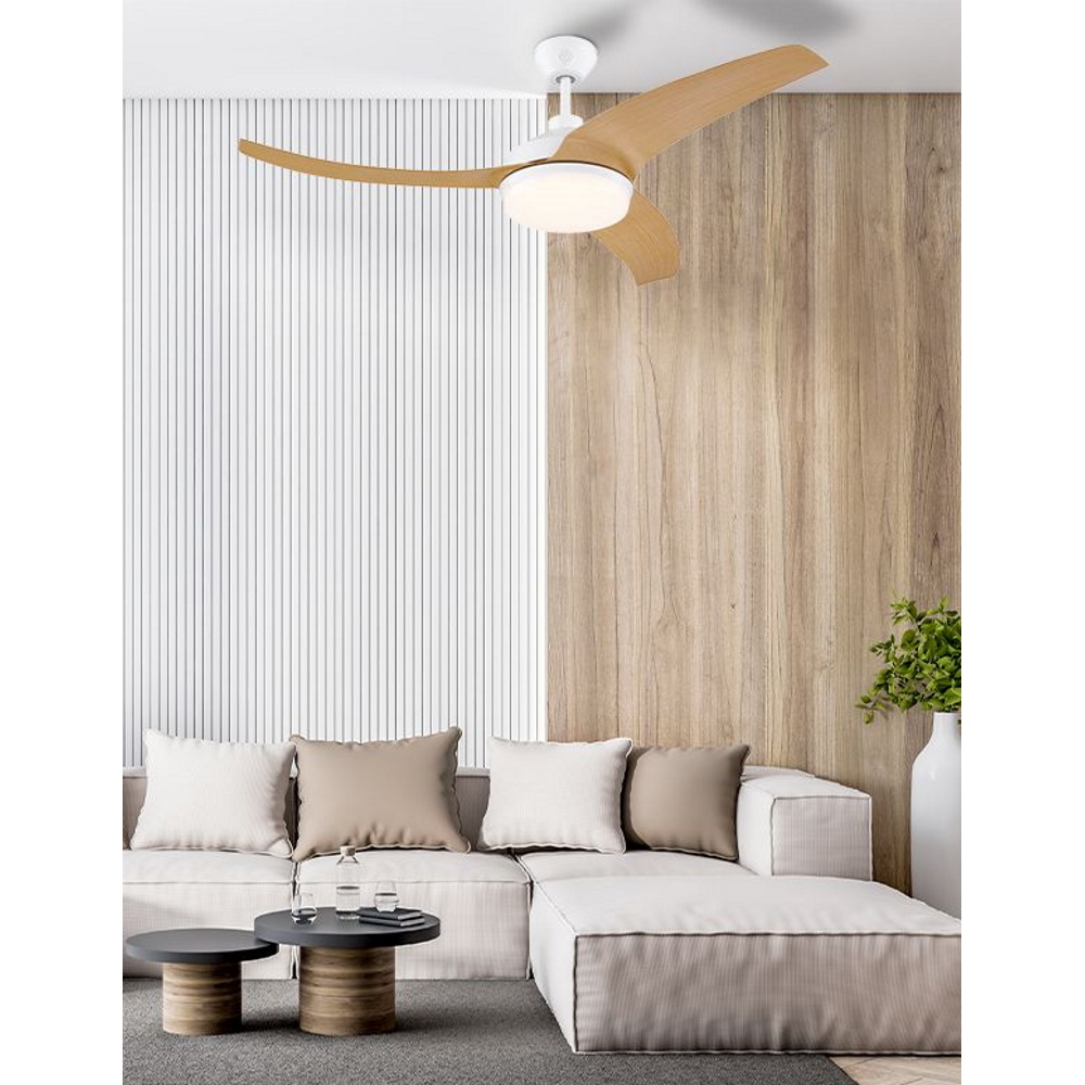מאוורר תקרה 52 כולל שלט ותאורת westinghouse 36w led
