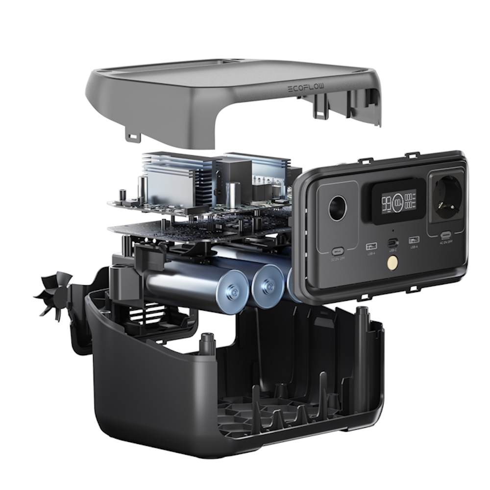 תחנת כוח ניידת ecoflow 300w-600w 256wh